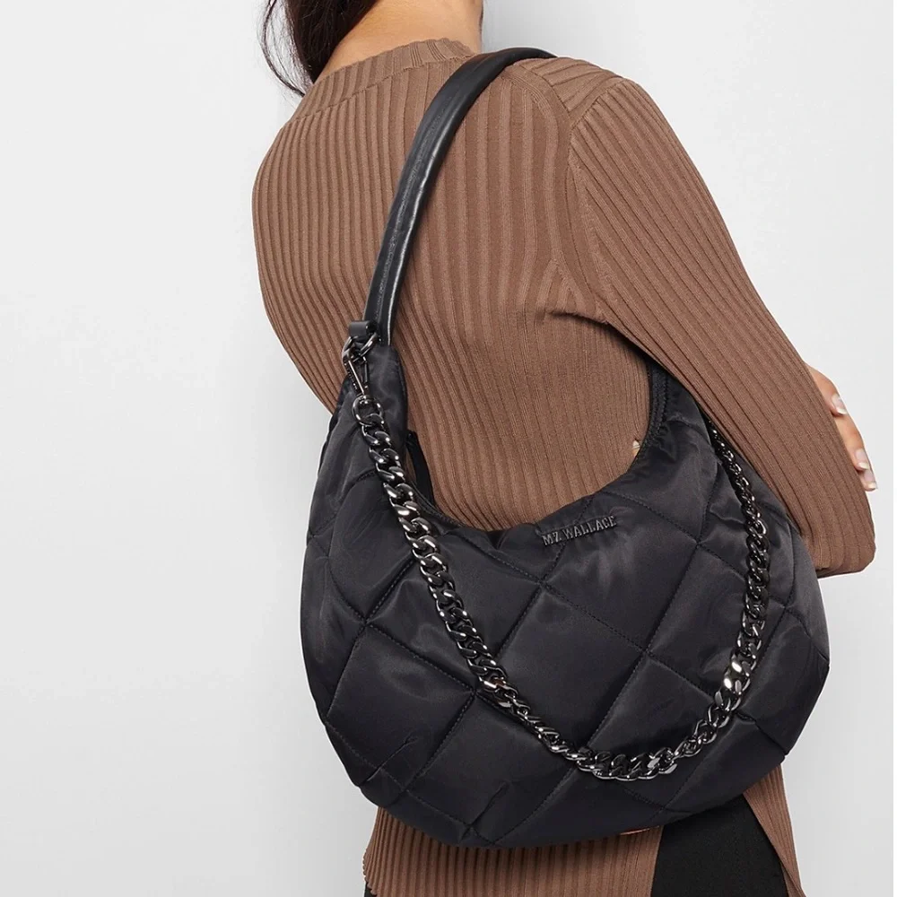 MZ Wallace Quilted Bowery Shoulder Bag - Picture 2 of 15